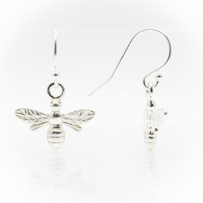 Sterling Silver Bee Ear Wires