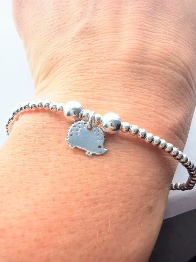 HETTY Sterling Silver Hedgehog Bracelet