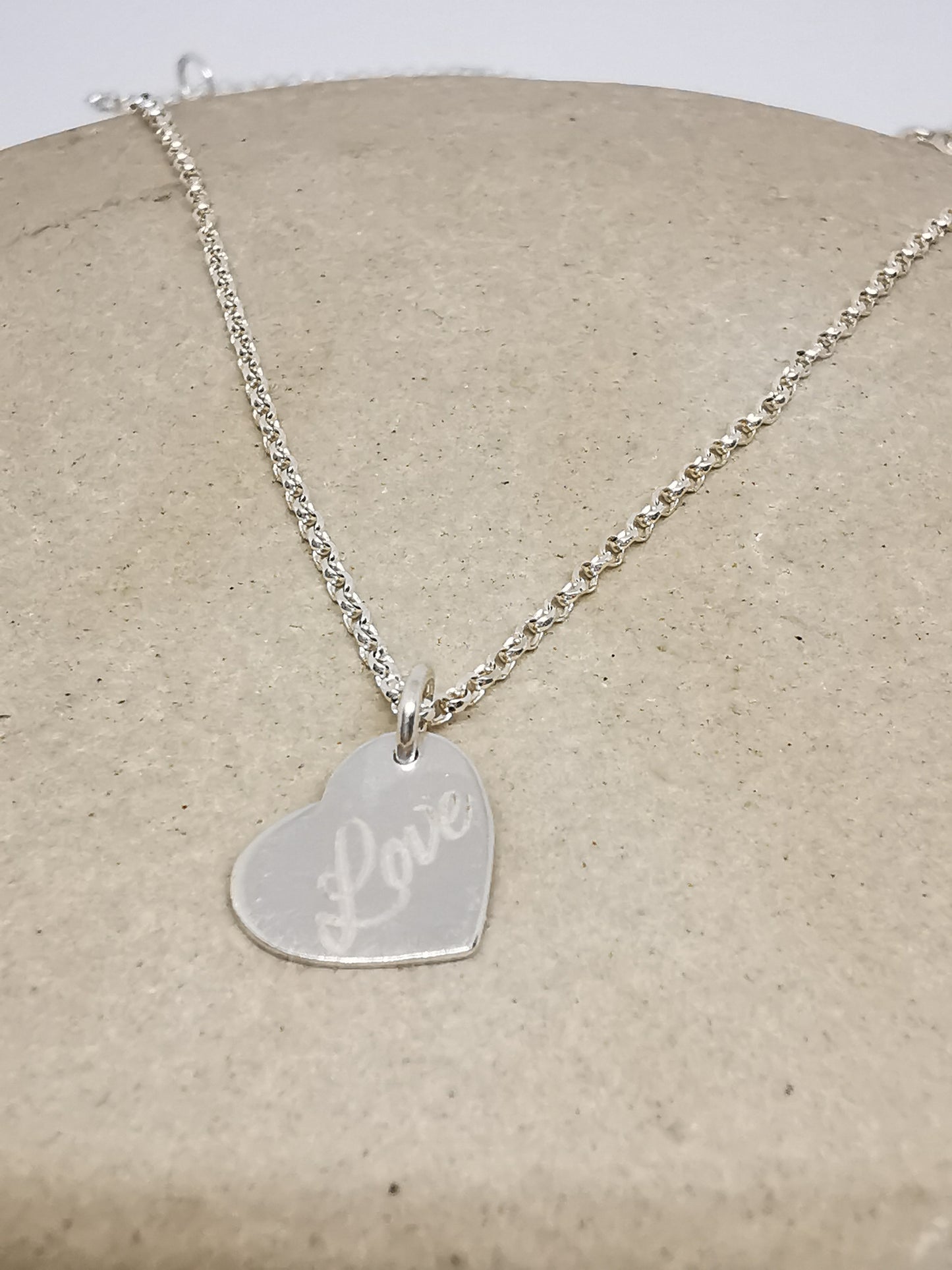 Heart "Love" Pendant Necklace