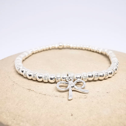 ISABELLE Silver Bow Bracelet