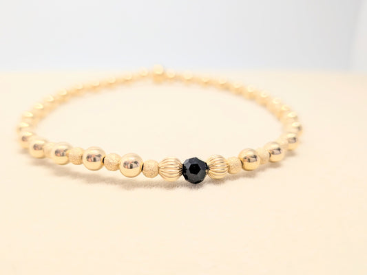 BRIA Black Gold Bracelet