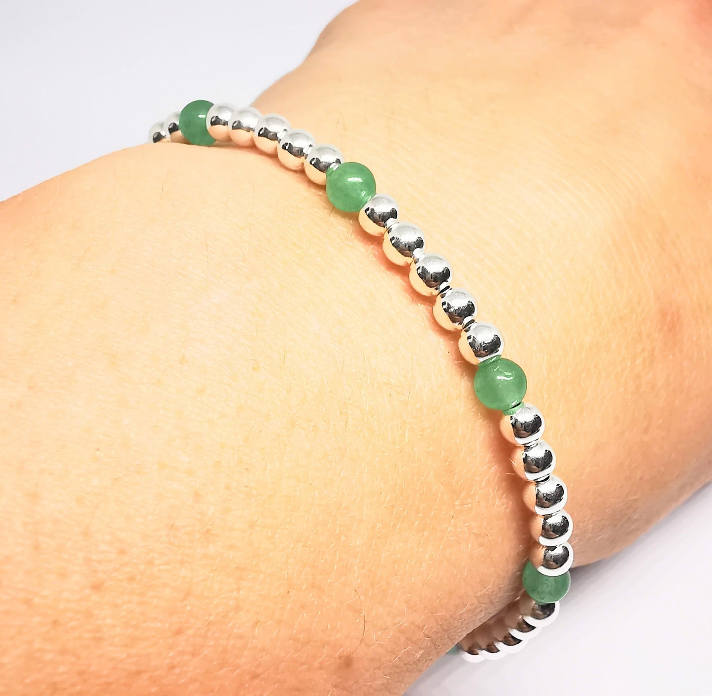 Gemstone Bracelet in sterling silver