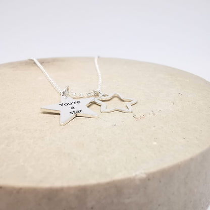 You're a Star Necklace in Sterling Silver
