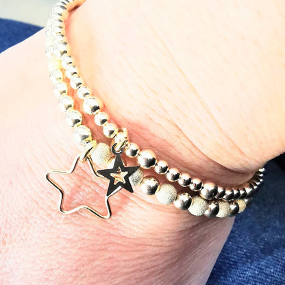 All That Glitters - Gold Bead Star Bracelet Collection - SKU 2000 - Sophellie Jewellery