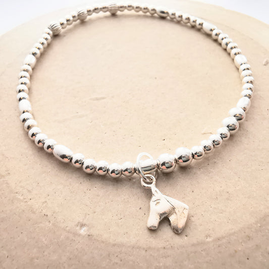 CAMILLA - Sterling Silver Horse Bracelet - SKU 2252 - Sophellie Jewellery