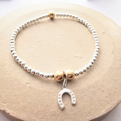 PENELOPE - Sterling Silver Horse Bracelet Set - SKU 2251 - Sophellie Jewellery