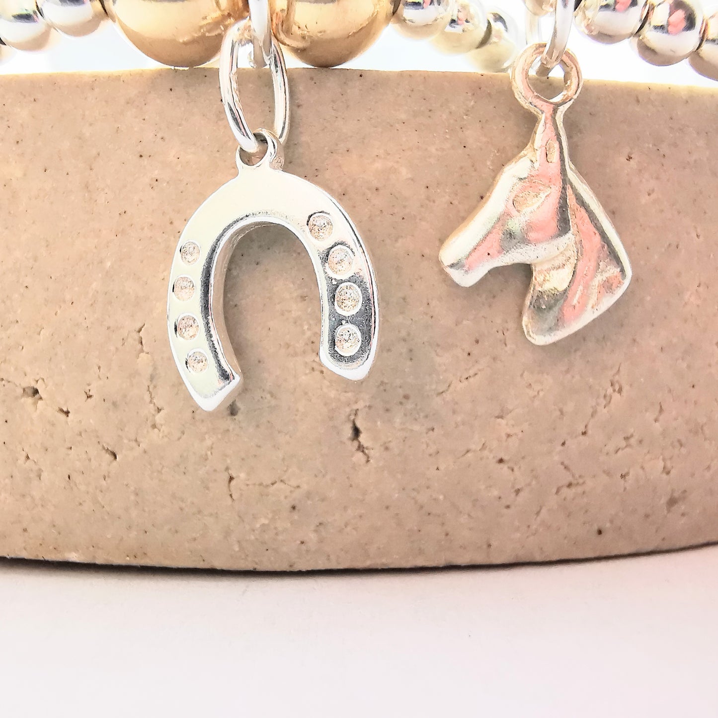 PENELOPE - Sterling Silver Horse Bracelet Set - SKU 2251 - Sophellie Jewellery