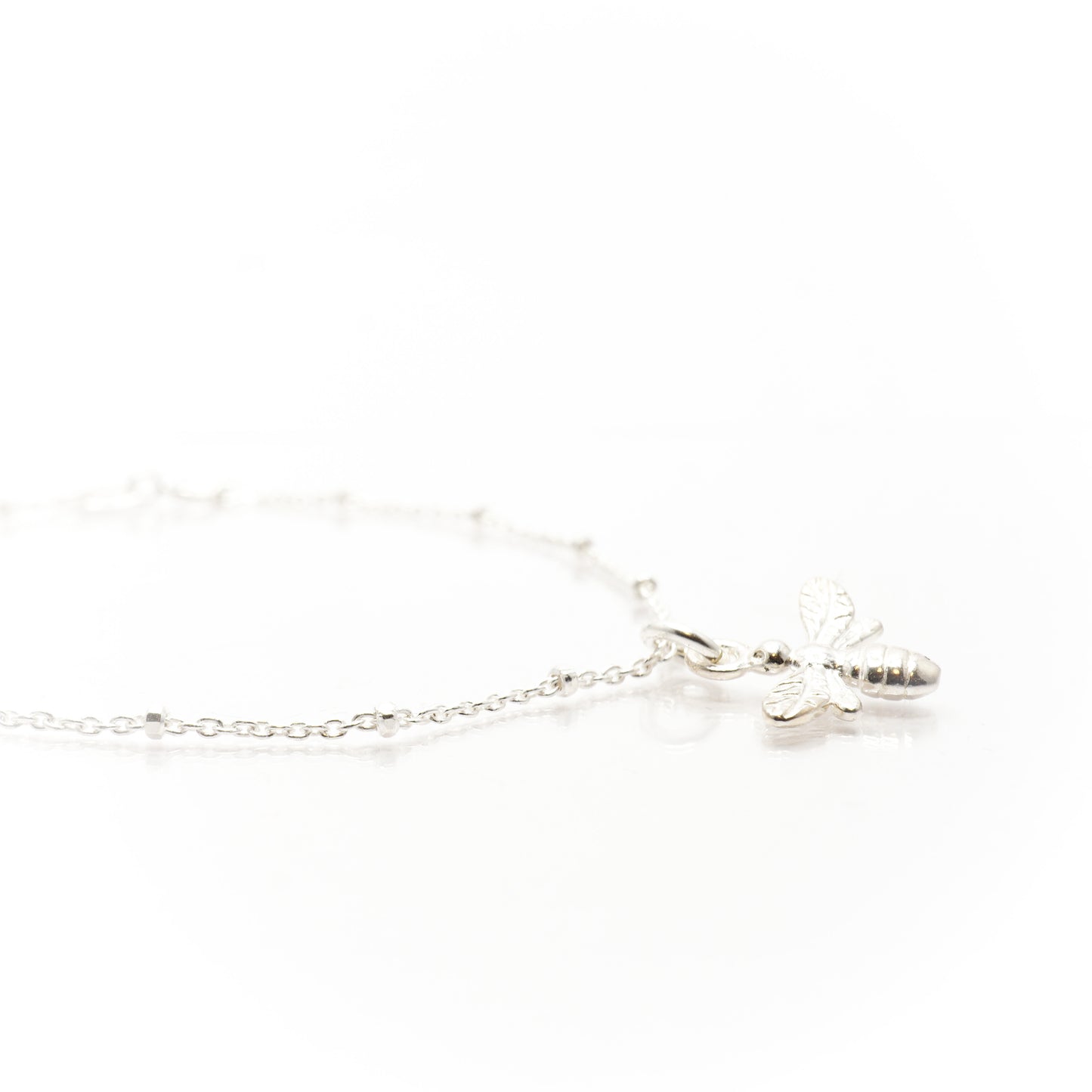 Sterling Silver Bee Satellite Bracelet - SKU 1201 - Sophellie Jewellery