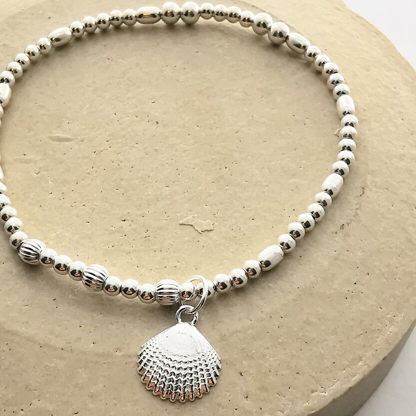 UNDER THE SEA - Sterling Silver Beach Bracelet Set - SKU 2247 - Sophellie Jewellery