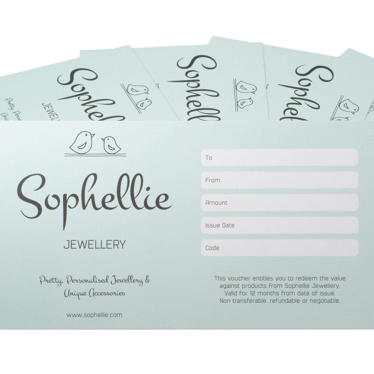 Sophellie Gift Card - SKU - Sophellie Jewellery
