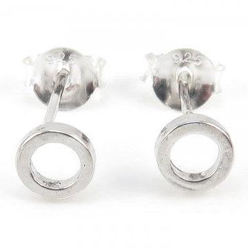 Sterling Silver Halo Stud Earrings - SKU 430 - Sophellie Jewellery