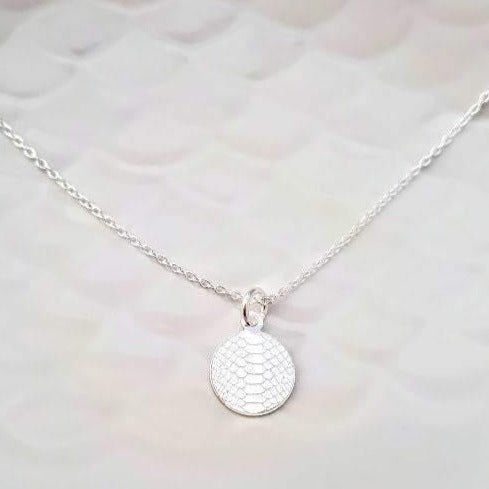 Sterling Silver Snake Pendant Necklace - SKU 461 - Sophellie Jewellery